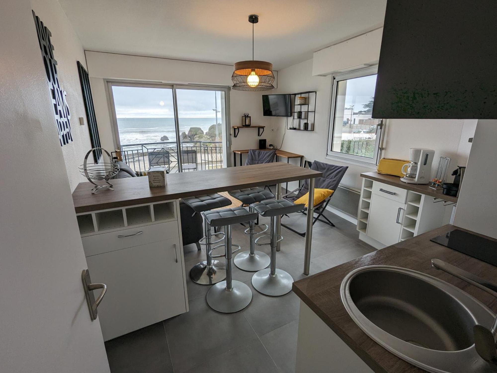 St Gilles Appartement Face Mer Saint-Hilaire-de-Riez Bagian luar foto